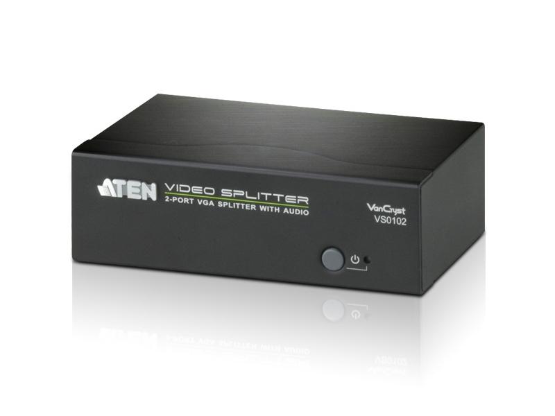 Aten VS0102 2-Port VGA/Audio Splitter (450MHz)