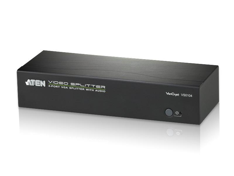 Aten VS0104 4-Port VGA/Audio Splitter (450MHz)