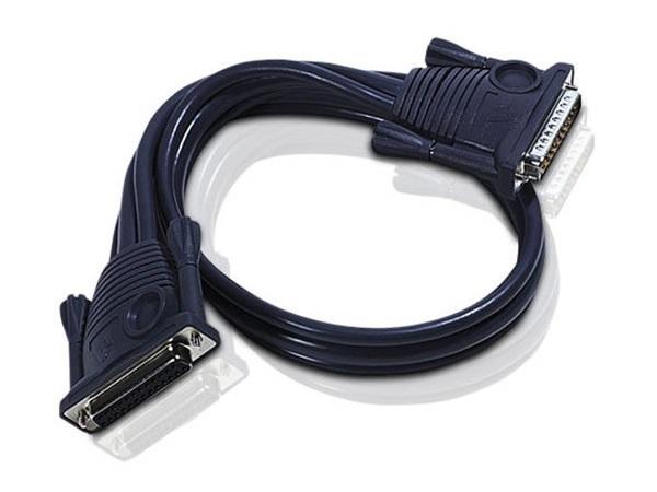 Aten 2L1700 DB25 Male to Female Daisy Chain Cable (2 ft)