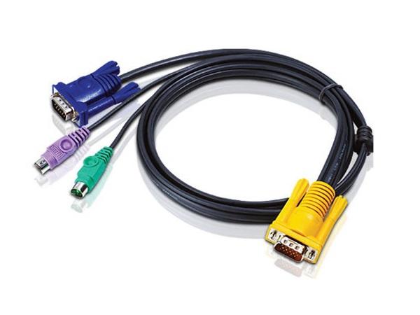 Aten 2L5202P SPHD15 to VGA and PS/2 KVM Cable (6ft)