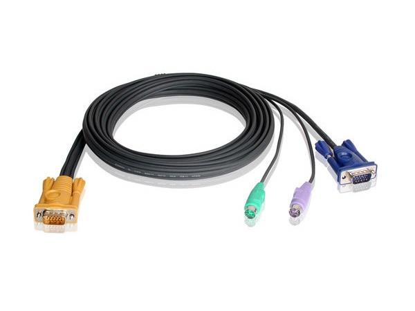 Aten 2L5210P SPHD15 to VGA and PS/2 KVM Cable (30ft)