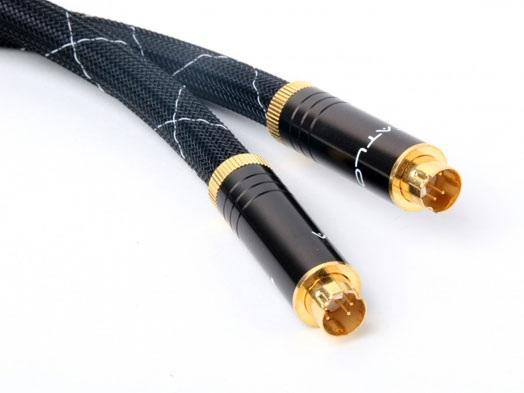 Atlona 50-052-1.5 Premium 1.5m 5ft S-VIDEO Cable Gold Plated/Triple Shielded/Nylon Sleeve