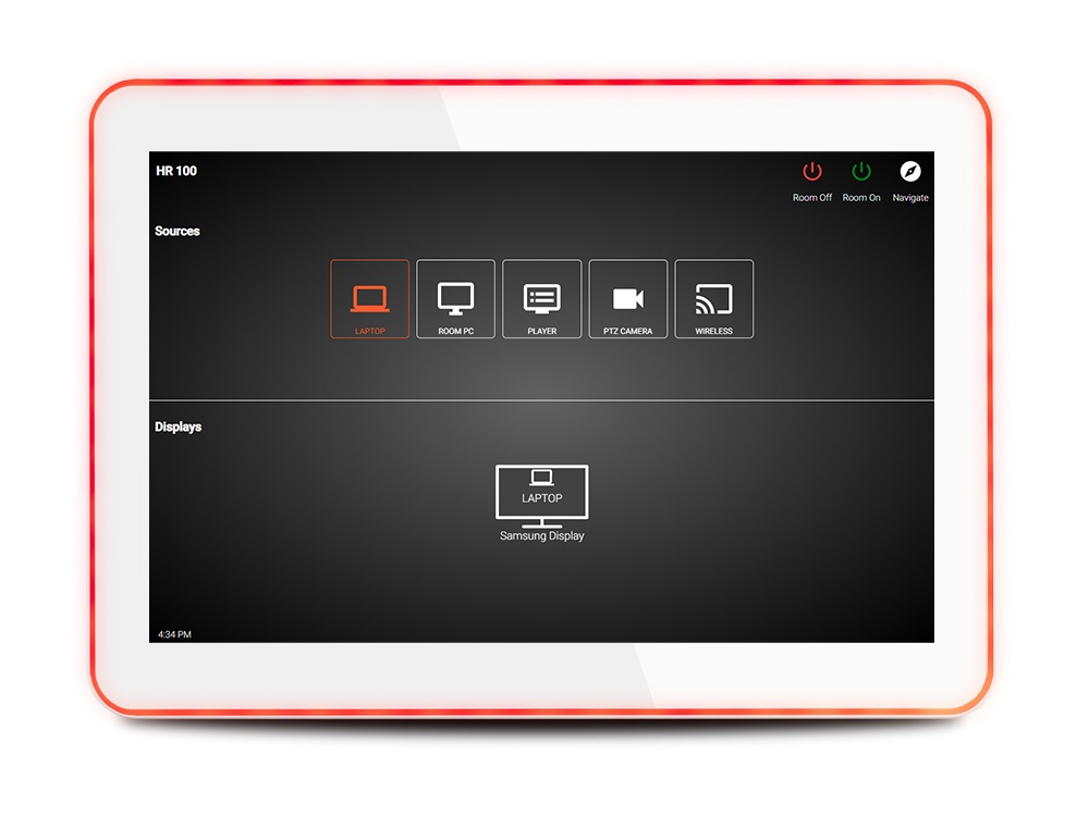 Atlona AT-VTPG-1000VL-WH Velocity All-In-One 10 inch Touch Panel with Gateway (White)