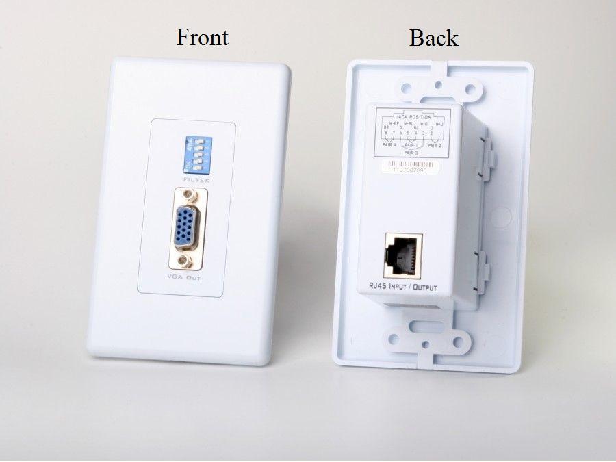 Atlona AT-WPVGA-R Passive VGA Wall Plate Extender (Receiver) over CAT5/6/7 up to 330ft