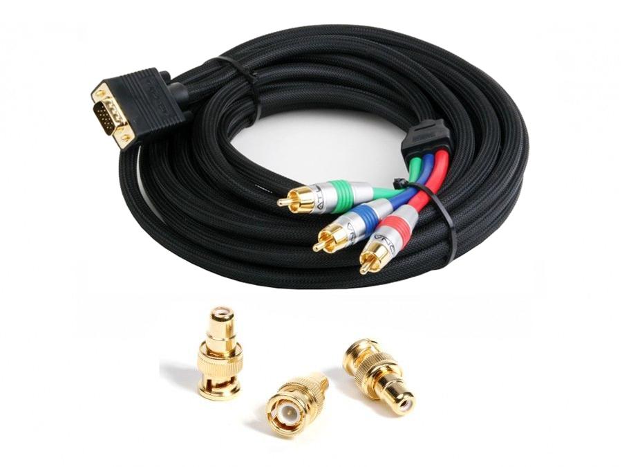 Atlona AT19072-7 7M (23Ft) Vga To Component / Component To Vga Breakout Video Cable