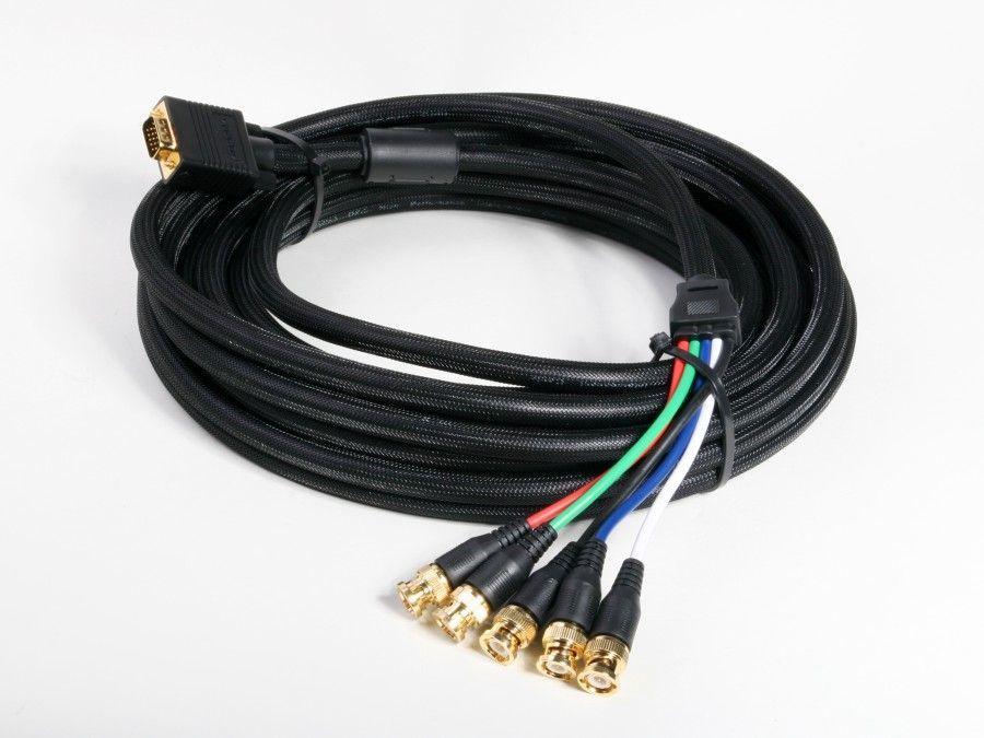 Atlona AT19082-7 7M (23Ft) Vga To Rgbhv (Bnc) / Rgbhv (Bnc) To Vga Breakout Video Cable