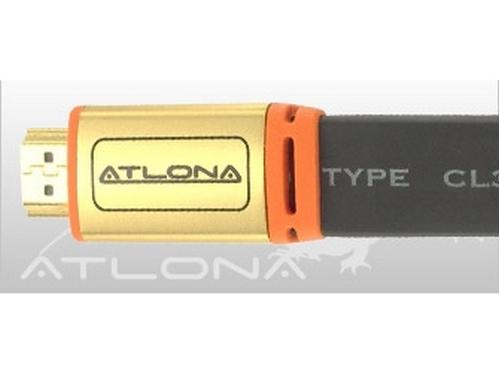 Atlona ATF14031BL-10 10m/33ft Atlona Flat HDMI Cable/HDMI 1.3/Black