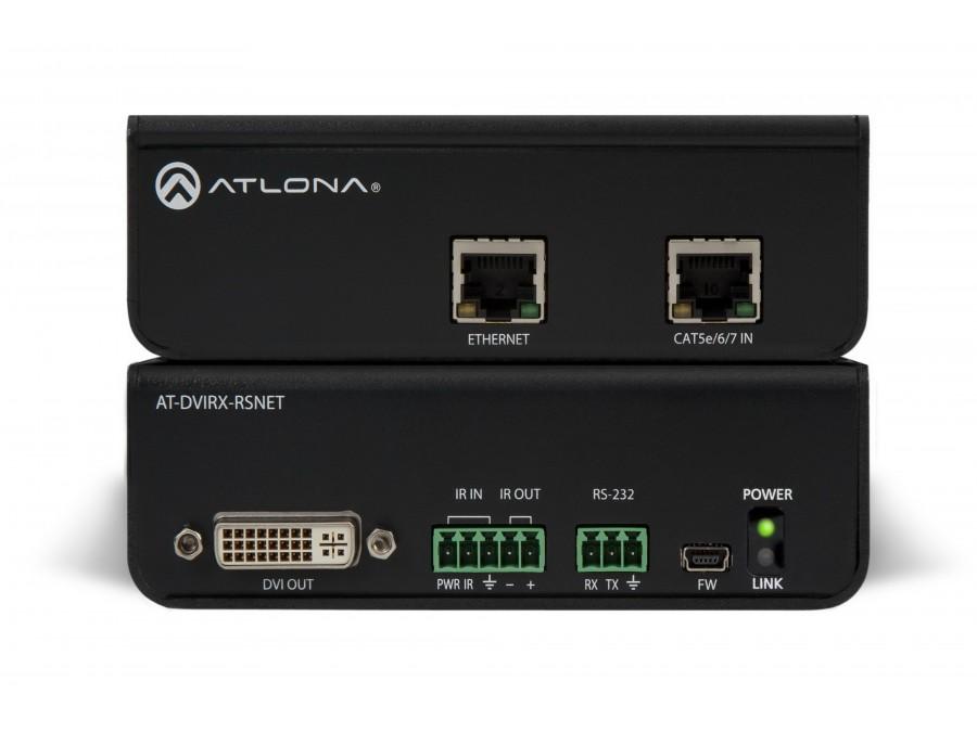 Atlona AT-DVIRX-RSNET-b DVI/HDBaseT Extender (Receiver)  with NET/RS-232/IR
