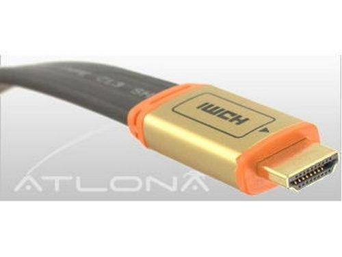 Atlona ATF14031B-5-b 5m/16ft Flat HDMI Cable/HDMI 1.3 rated/Black