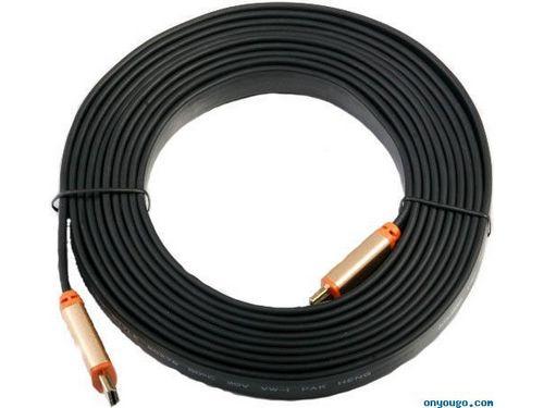 Atlona ATF14031BL-20 20M (66Ft) Flat Paintable 1080P Hdmi Cable Ul Cl3 Certified