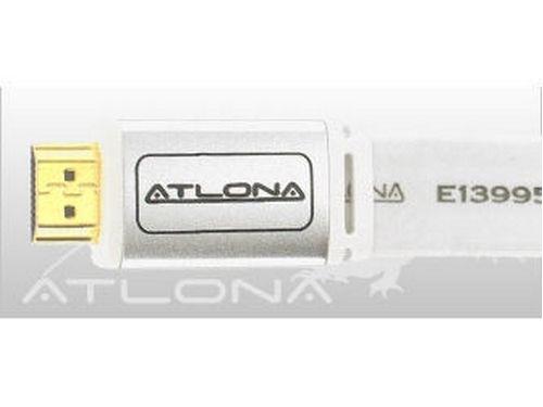 Atlona ATF14031W-4 4m/13ft Flat HDMI Cable/HDMI 1.3 Rated/White