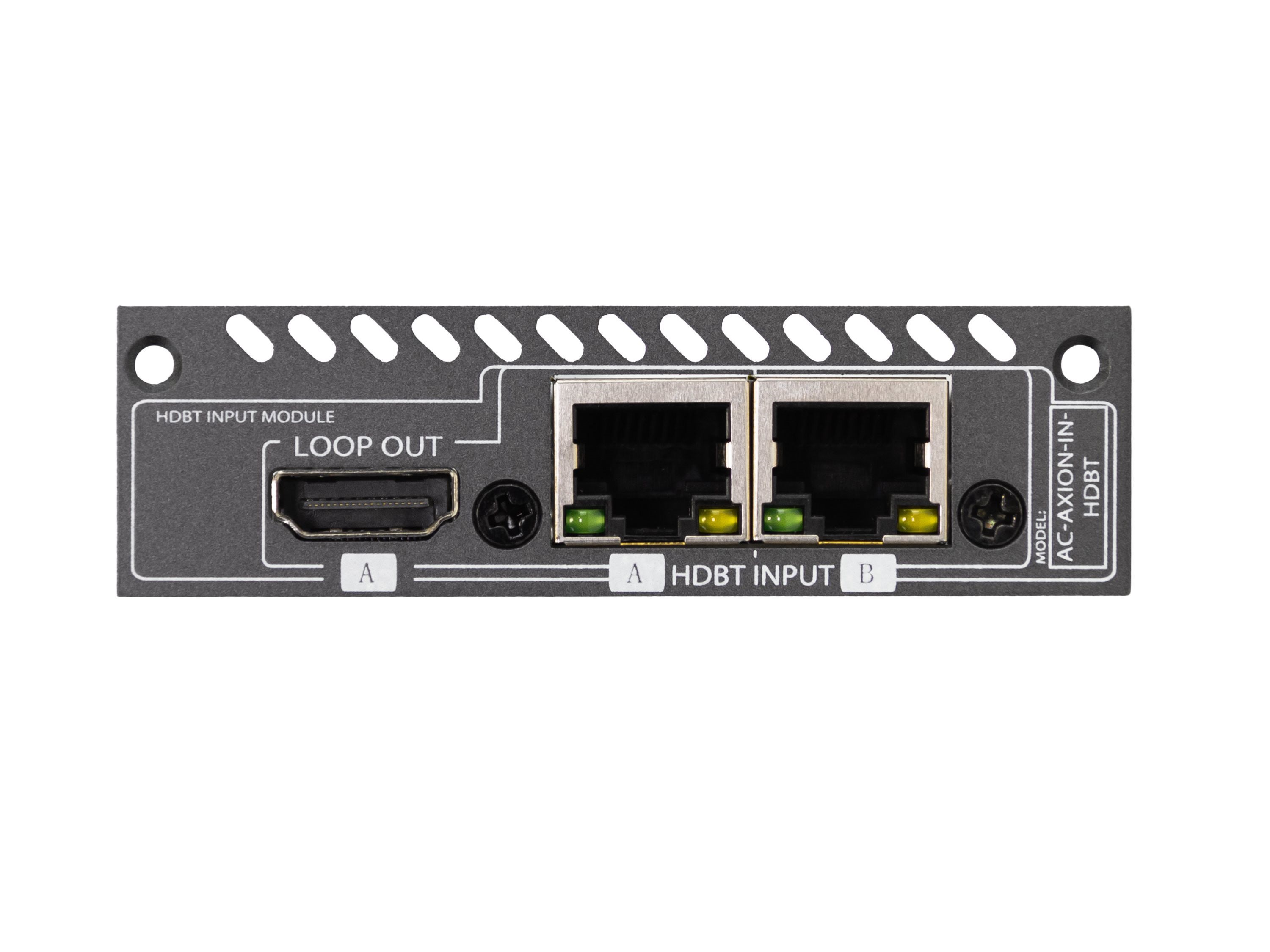AVPro Edge AC-AXION-IN-HDBT Dual 18Gbps ICT HDBT Input Ports with Single Mirrored HDMI Port Card