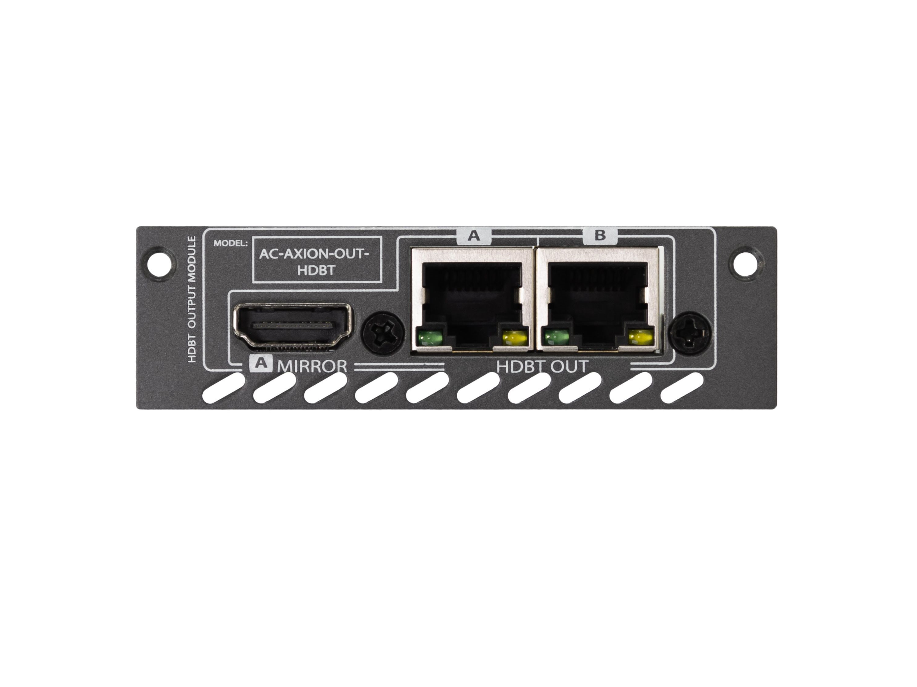 AVPro Edge AC-AXION-OUT-HDBT Dual 18Gbps ICT HDBaseT Output Ports with Single Mirrored HDMI Port Card