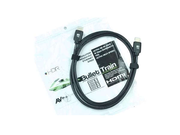 AVPro Edge AC-BT02-AUHD 2m Bullet Train 18Gbps HDMI Cable