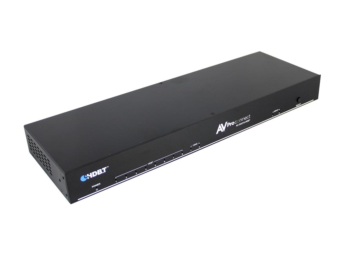 AVPro Edge AC-DA210-HDBT 2 In/10 Out HDMI Distribution Amplifier with HDBaseT