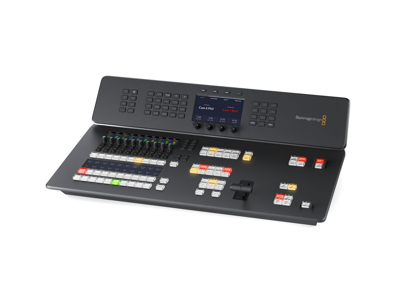 Blackmagic Design BMD-SWATEMTVSTC/HD08ISO ATEM Television Studio HD8 ISO Switcher/8x 3G-SDI Inputs/Live Streaming