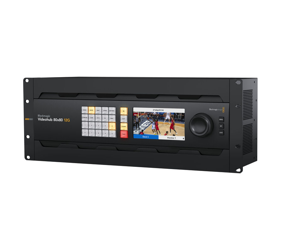 Blackmagic Design BMD-VHUBSMAS12G080080 Videohub 80x80 12G Zero-Latency Video Router
