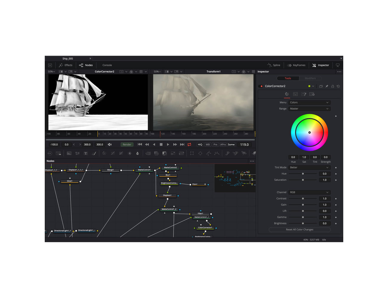 Blackmagic Design BMD-DV/STUFUS Node-Based 2D/3D Compositing / GPU Rendering / Optical Flow / Unlimited Render Nodes