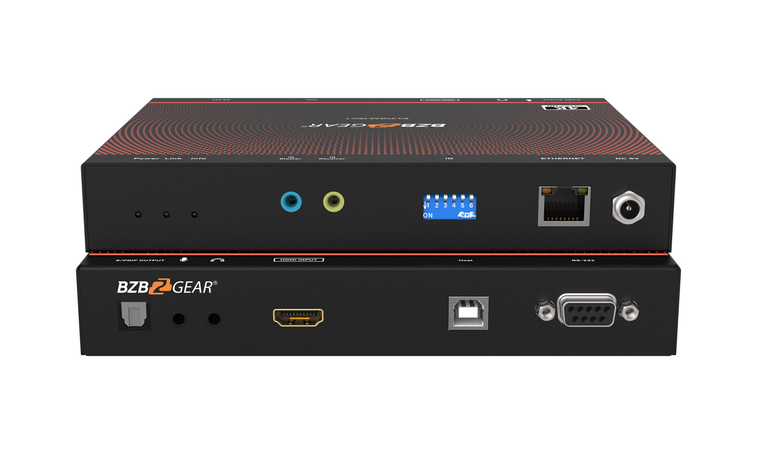 BZBGEAR BG-IPGEAR-PRO-T 4K UHD HDMI 2.0 Over IP Multicast Transmitter with Video Wall/KVM/USB/POE Support
