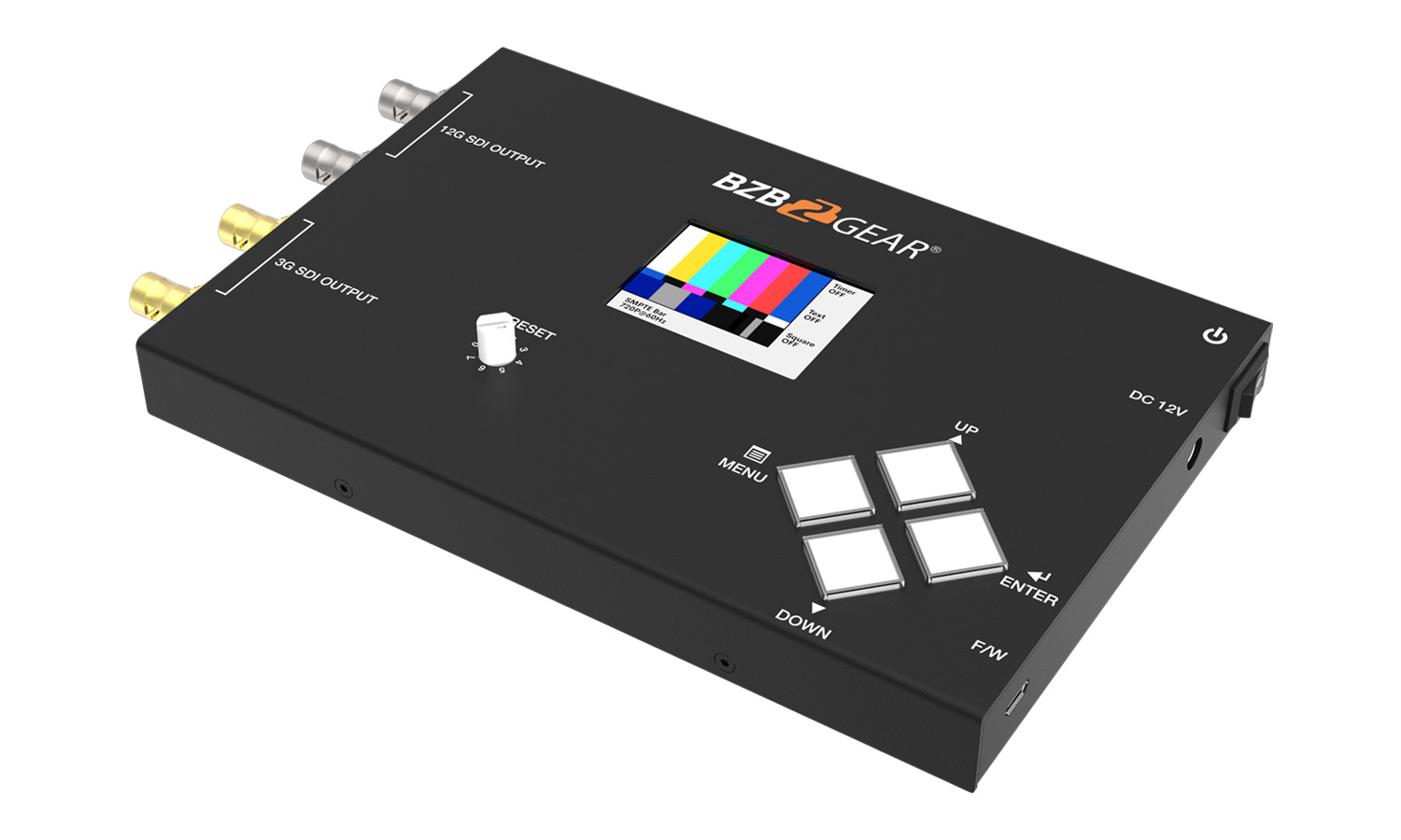 BZBGEAR 4K UHD 12G SDI Video G2 Test Pattern Generator (12G/6G/3G/HD/SD-SDI)