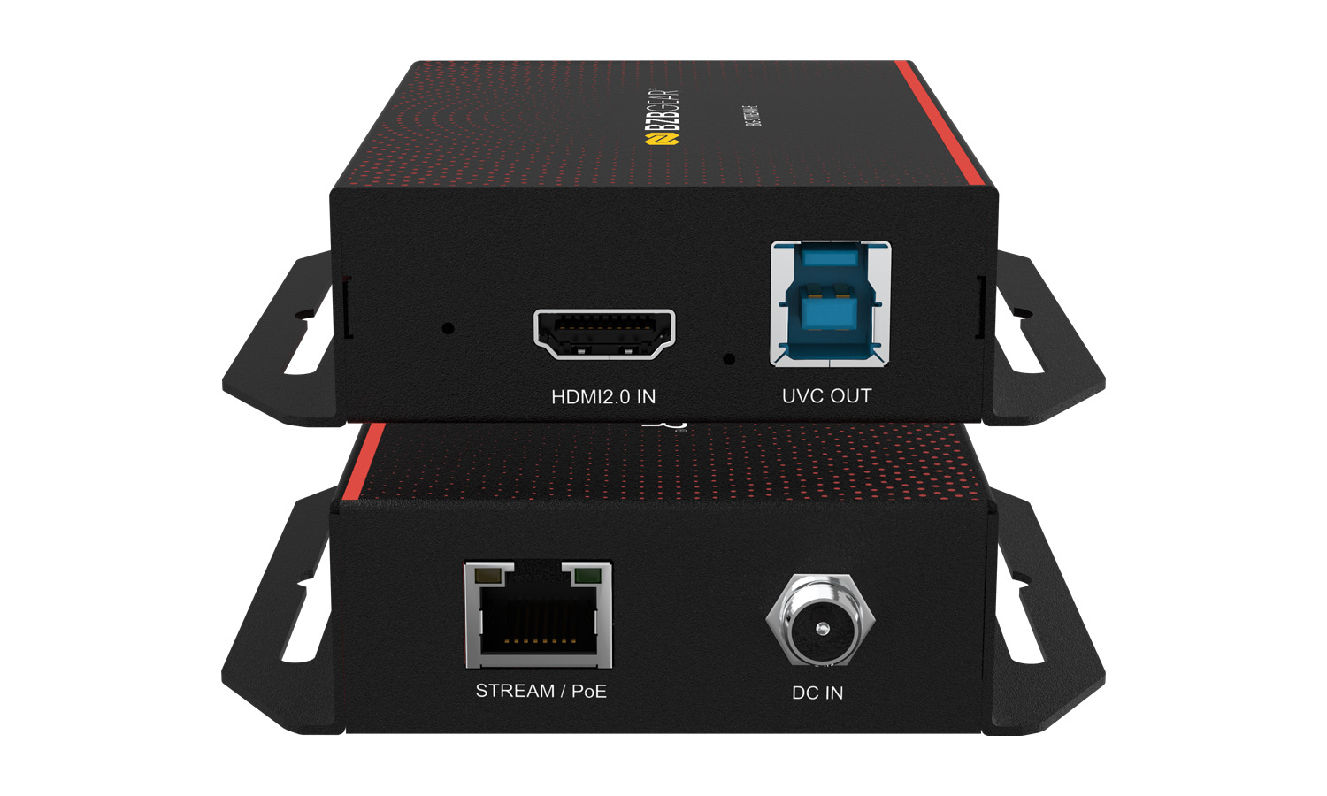 BZBGEAR BG-STREAM-E HDMI to IP/UVC POE Encoder Supports H.264/H.265/AVC (Dante AV-H Ready)