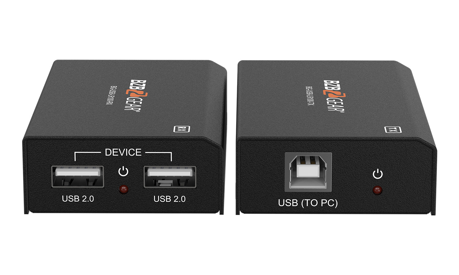 BZBGEAR BG-USB-LR100 USB 2.0 Extender Over a Single Cat.X Cable up to 330ft
