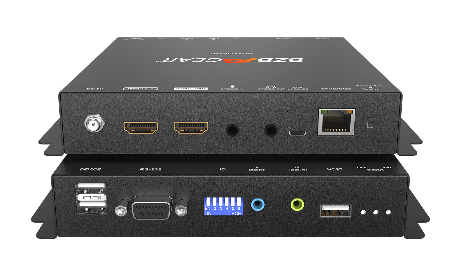 BZBGEAR BG-VOP-MT 4K UHD HDMI 2.0 over IP Multicast Transceiver with Video Wall and PoE Support