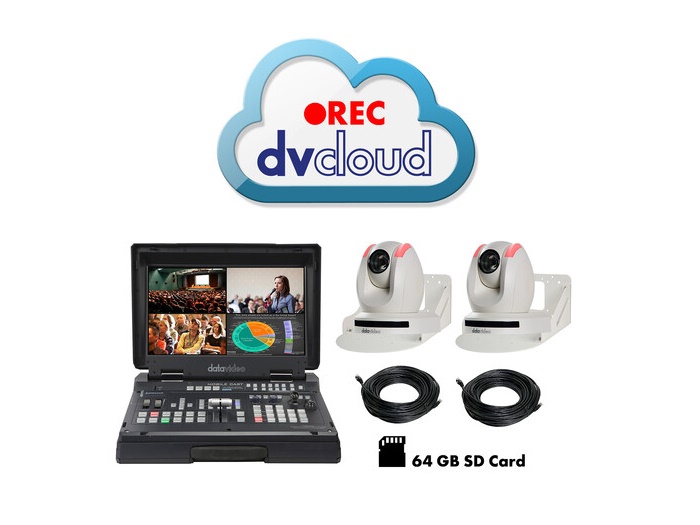 Datavideo Cam-Cloud Srt Package CR1W Cam-Cloud Srt Package CR1 with Cloud Recording (White)