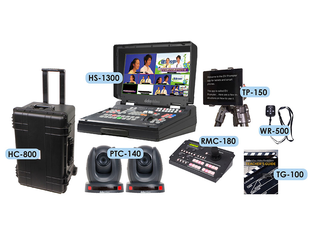 Datavideo EPB-1340 Educator's Production Bundle with PTC-140 Cameras