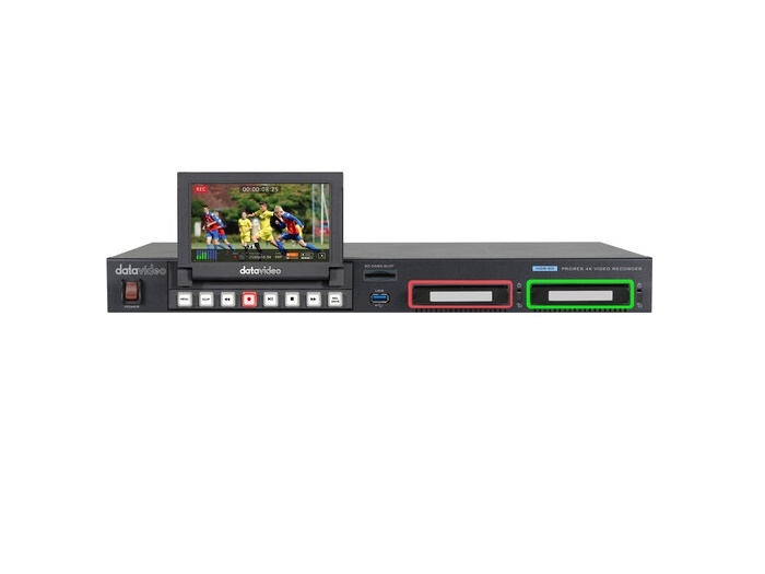 Datavideo HDR-90 ProRes UHD 4K Video Recorder (1 RU Rackmount Model)