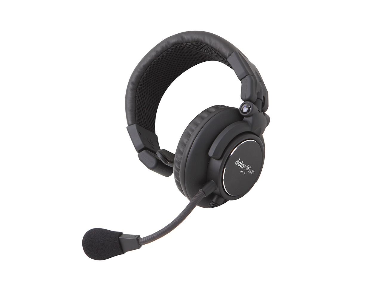 Datavideo HP1 Single-Ear Headset with Mic for the ITC-100 Belt Packs and Base Station