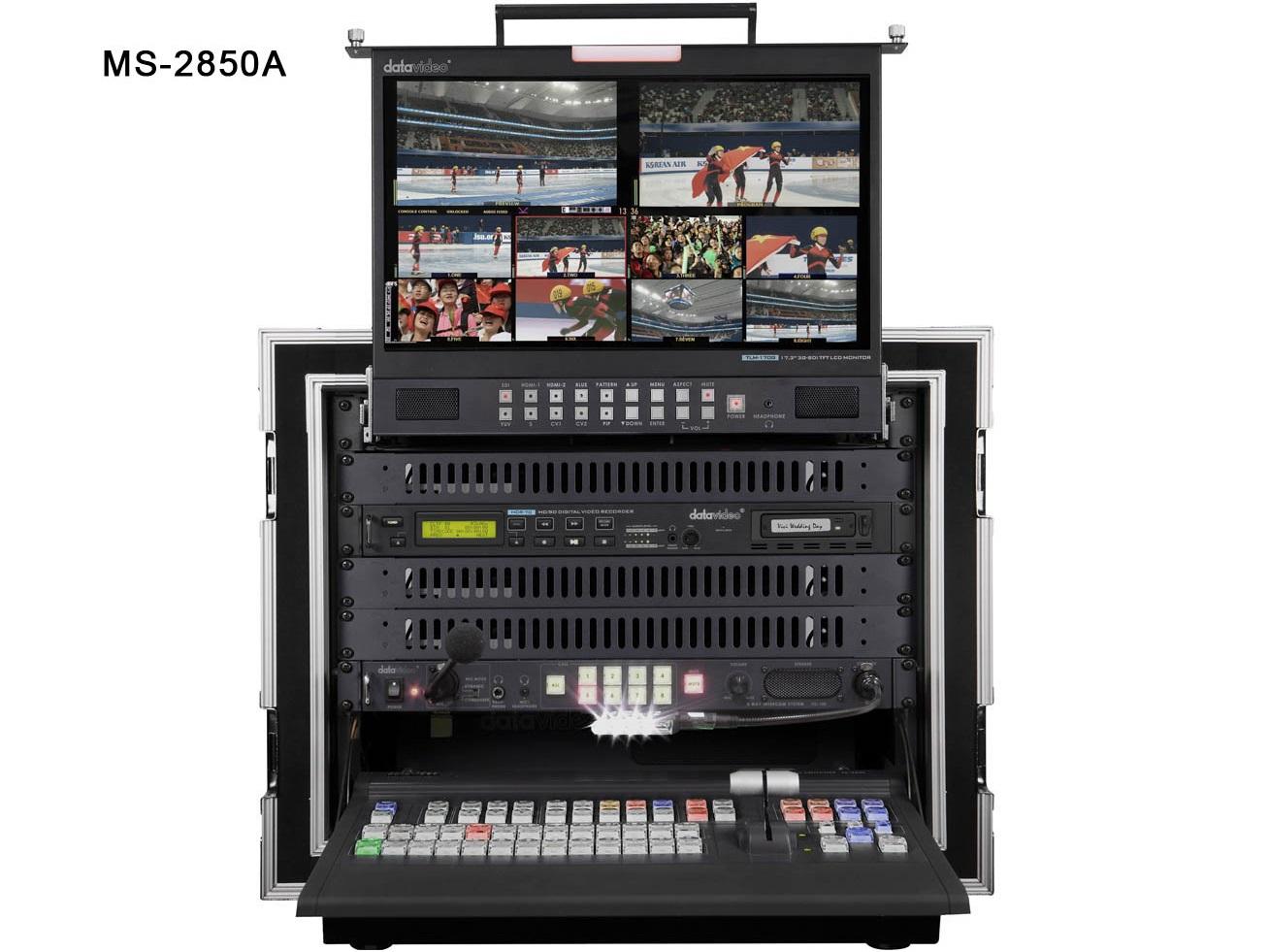 Datavideo MS-2850A HD/SD 8/12-Channel Mobile Video Studio without VSM-100