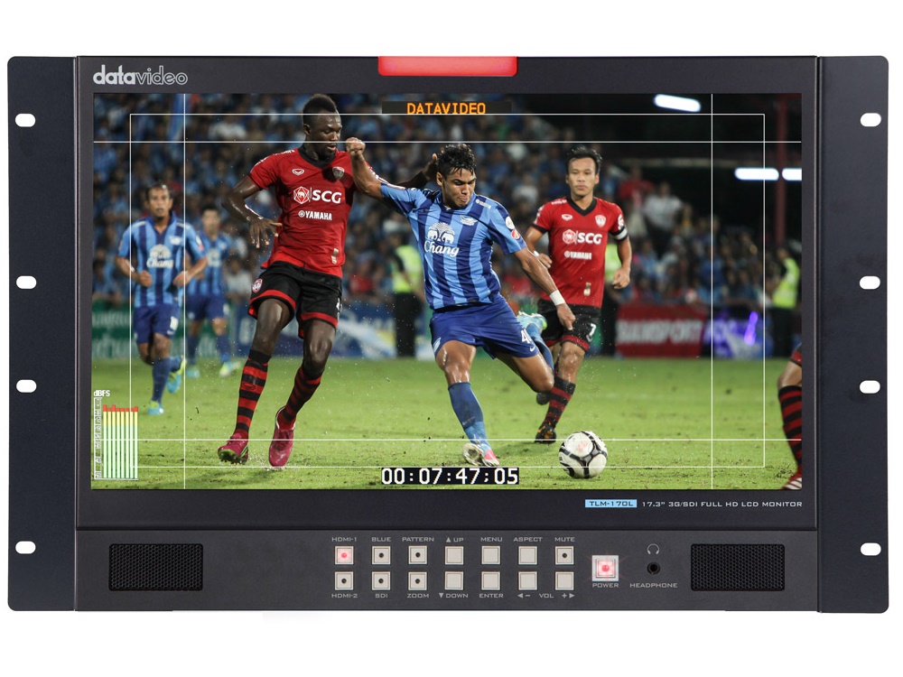 Datavideo TLM-170LR 17.3 inch 3G-SDI FULL HD LCD Monitor (7U Rackmount Unit)