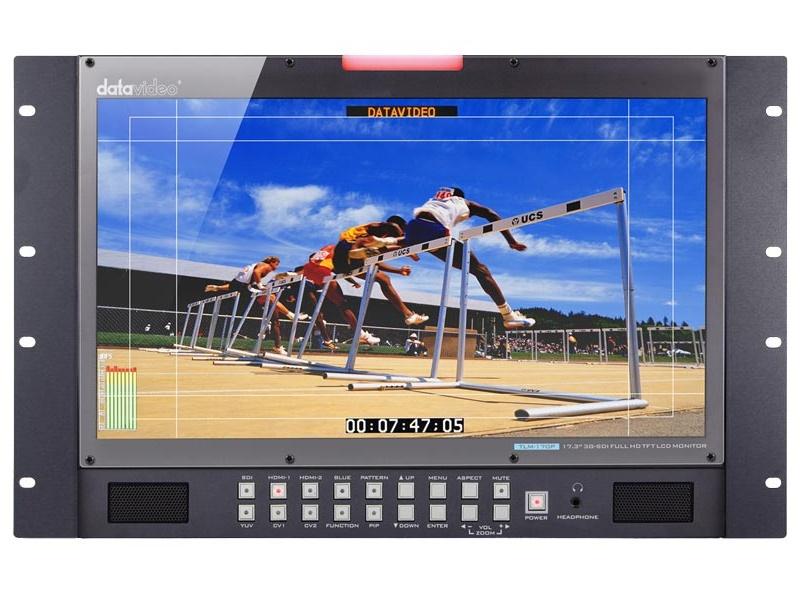 Datavideo TLM-170PR 17.3 inch HD/SD TFT LCD 7U Rackmount Monitor