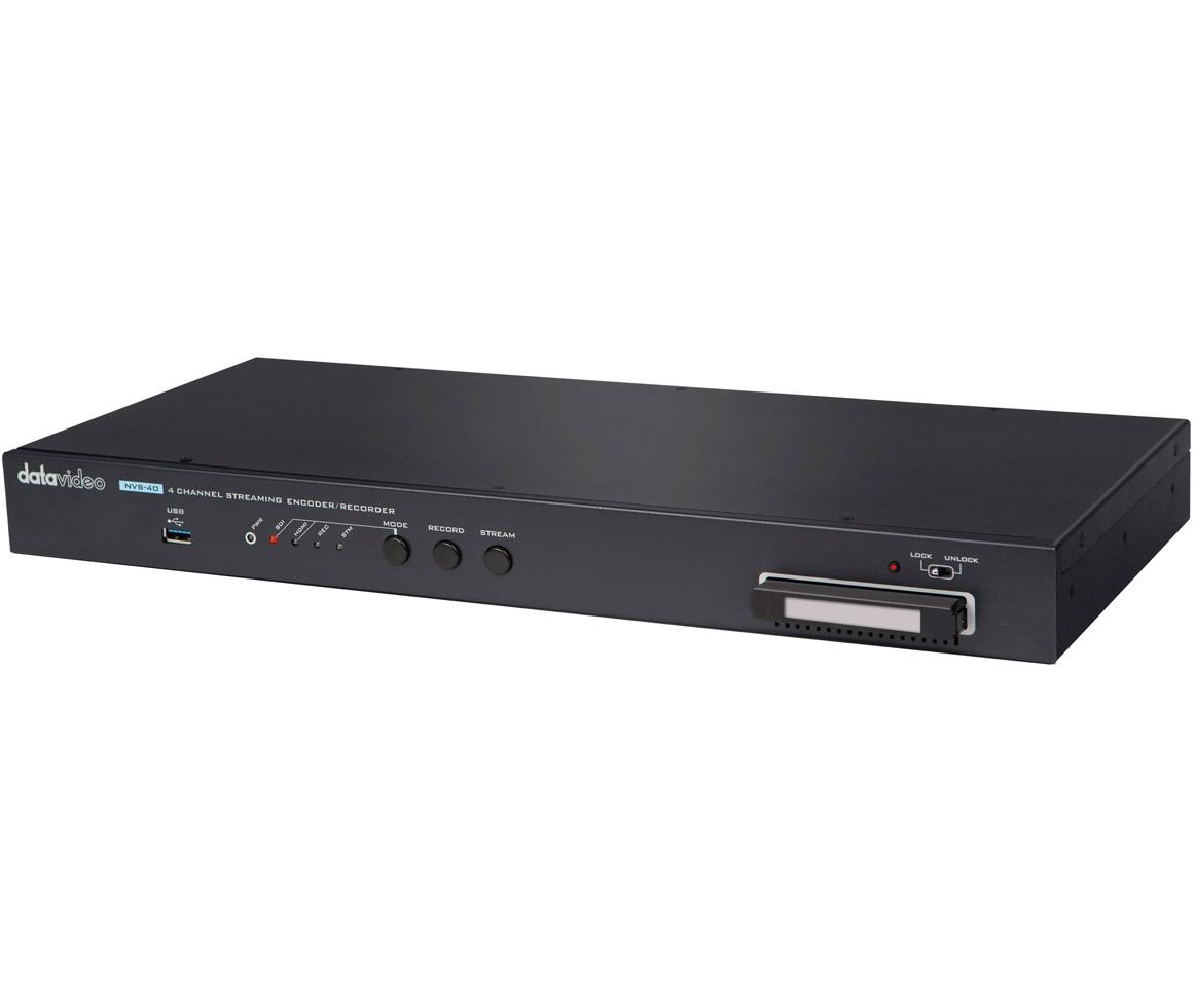 Datavideo NVS-40D 4 Channel Streaming Encoder/Recorder with SSD
