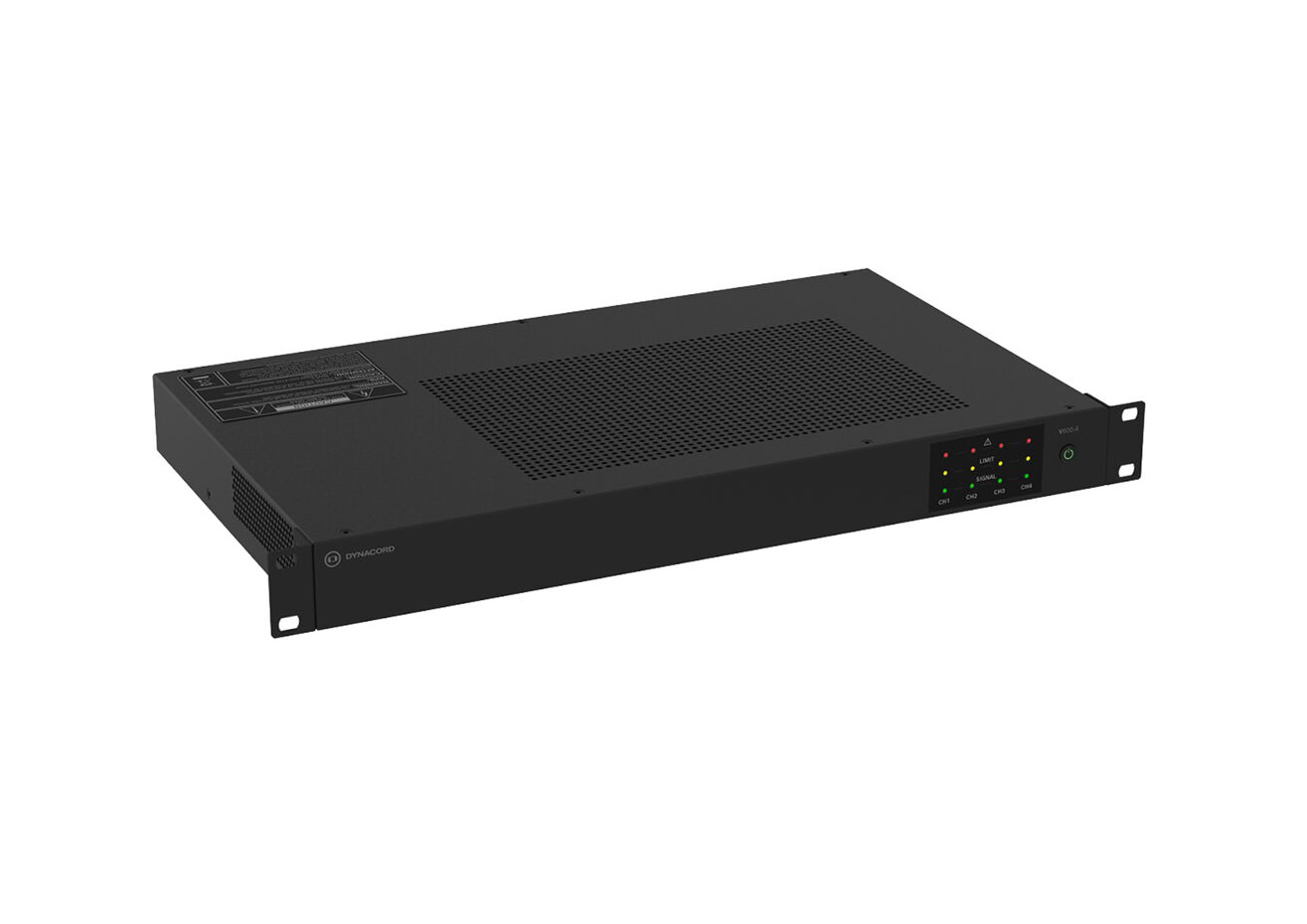V600:4-US Dynacord 4-Channel 600W PowerTANK VLD Class-D Rackmount ...