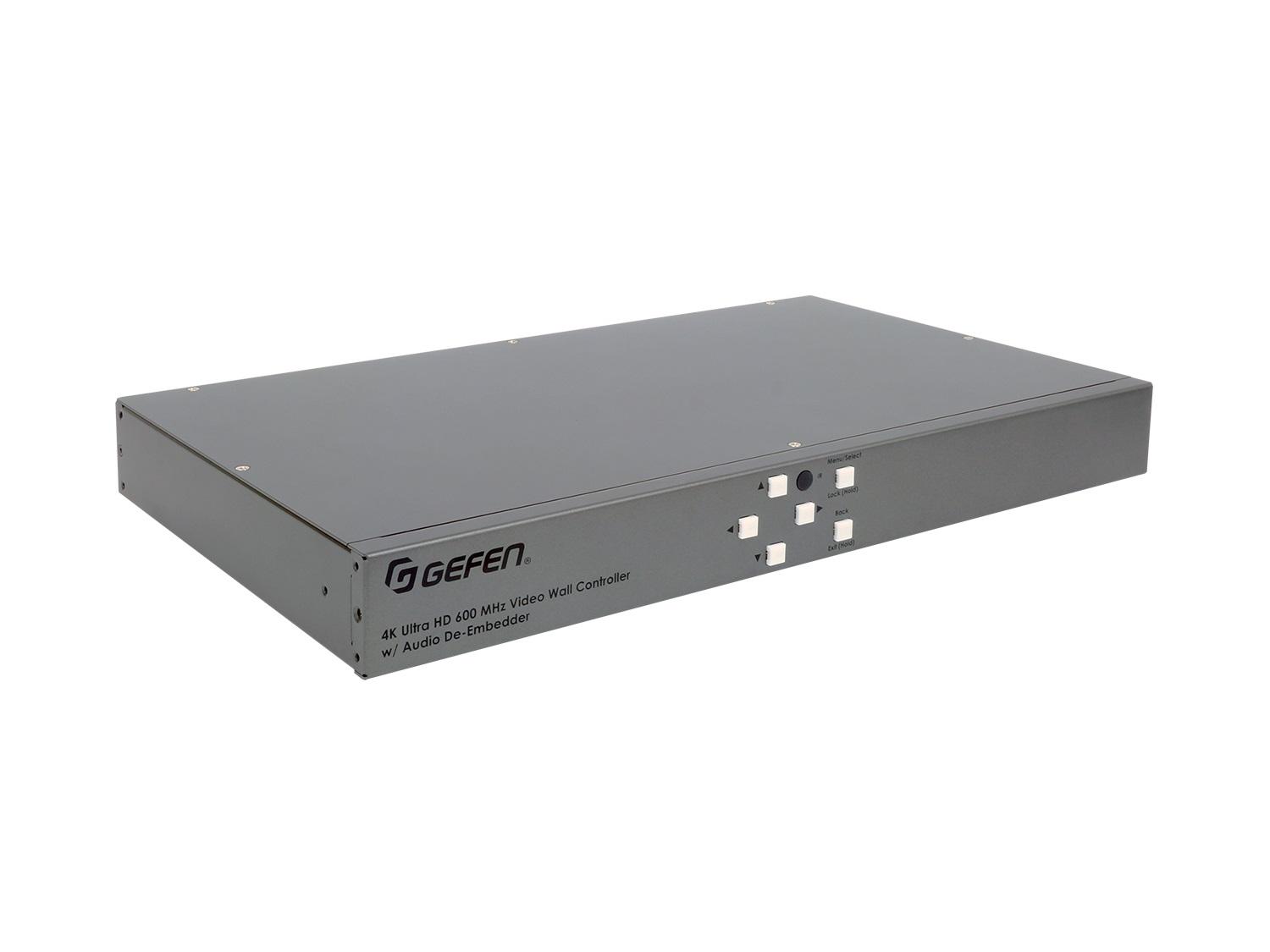 Gefen EXT-UHD600A-VWC-14 4K Ultra HD 600 MHz 1x4 Video Wall Controller with Audio De-Embedder