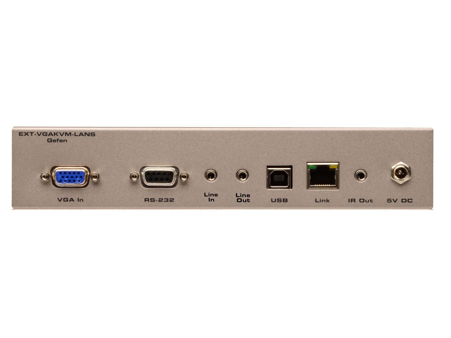 Gefen EXT-VGAKVM-LANTX VGA/USB/analog audio/RS-232/IR Extender (Transmitter)