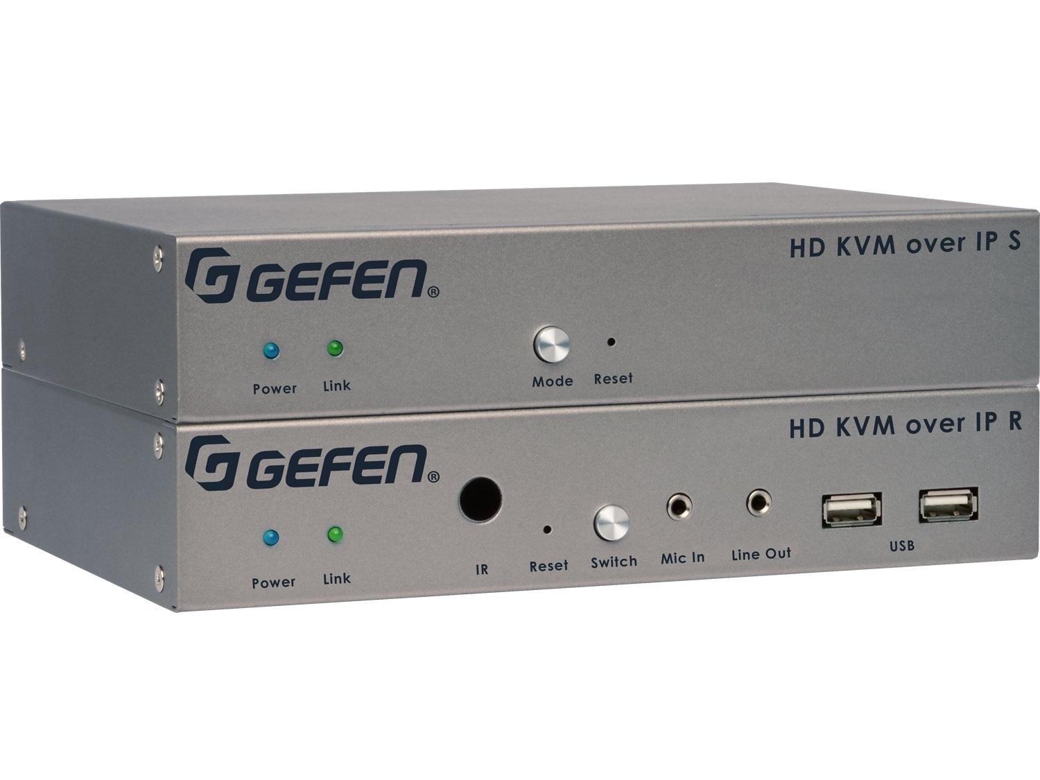 Gefen EXT-HDKVM-LANRX HDMI/USB/Audio/RS-232/IR KVM over IP Extender (Rx)