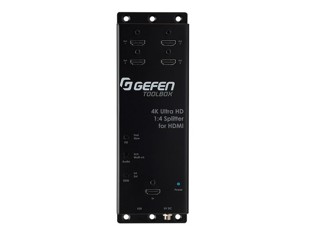Gefen GTB-HD4K2K-144C-BLK 1x4 Splitter for HDMI GTB-HD4K2K-144C-BLK by Gefen
