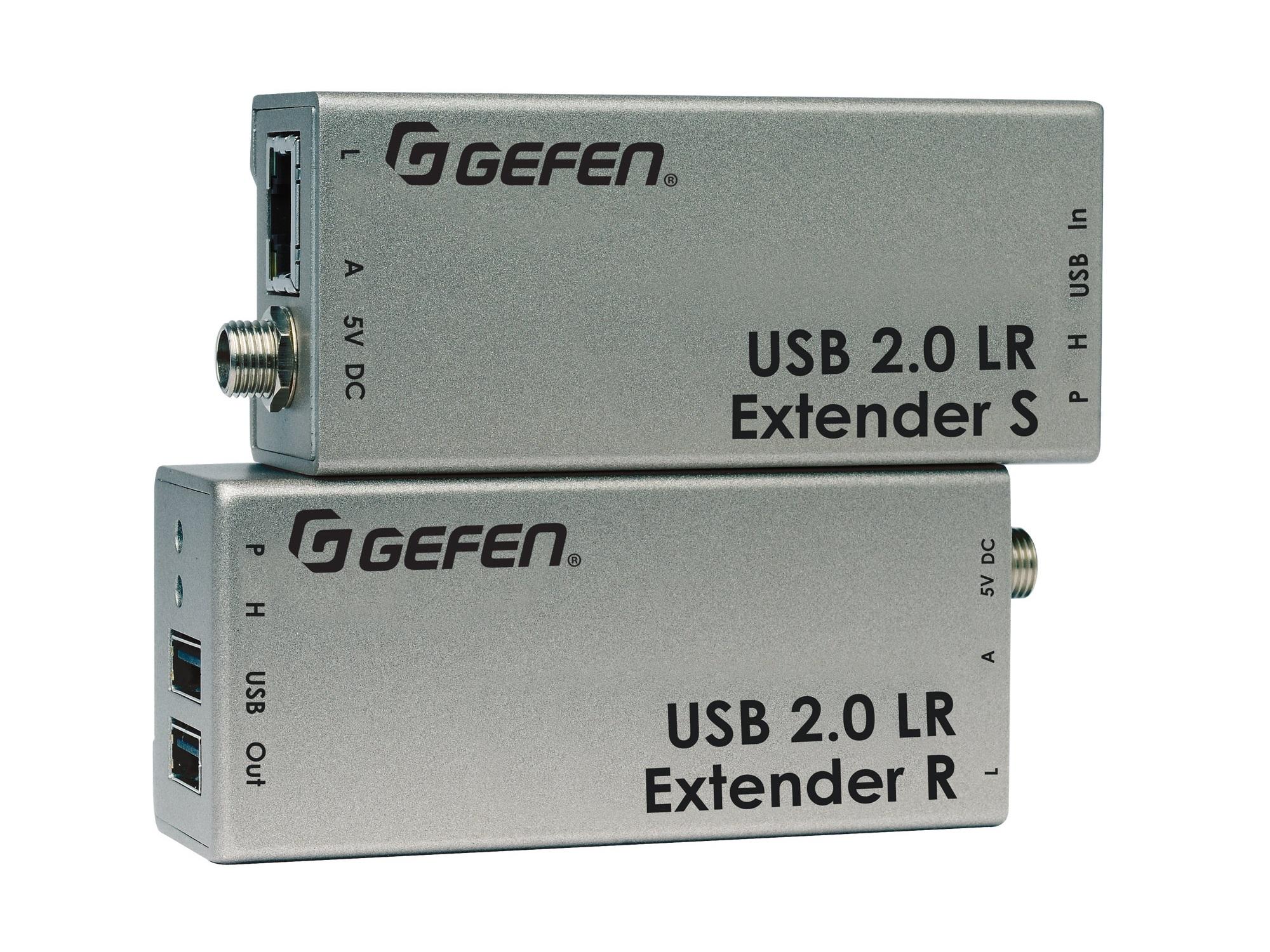 Gefen EXT-USB2.0-LR-b USB 2.0 Extender (Transmitter/Receiver) Kit
