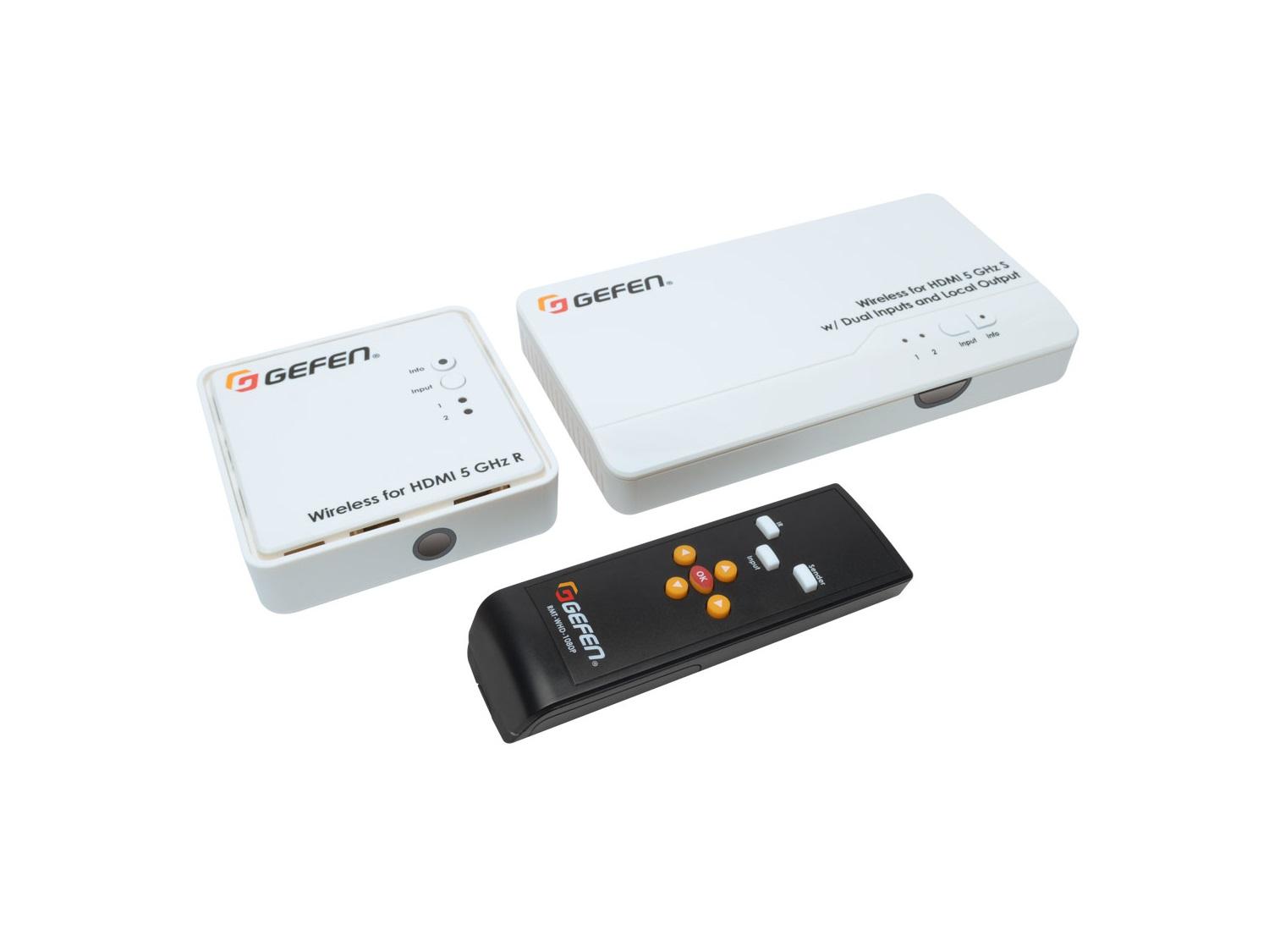 Gefen EXT-WHD-1080P-LR-b Wireless HDMI Extender (Receiver/Sender) Kit with IR upto 100ft