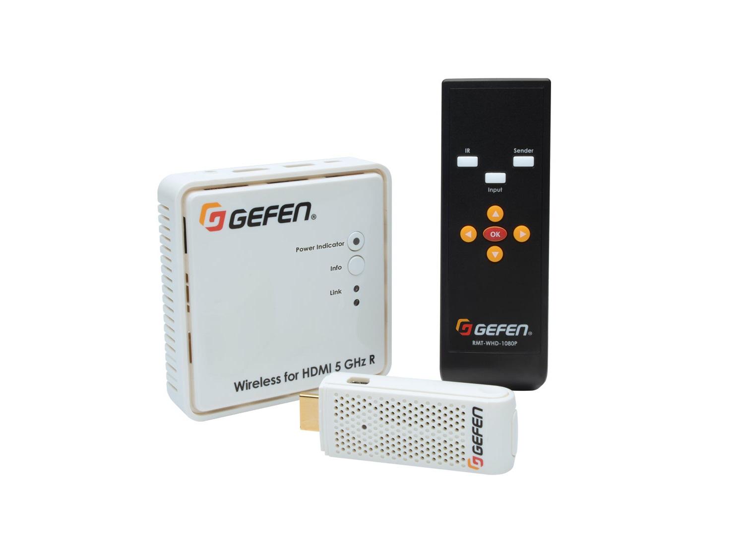 Gefen EXT-WHD-1080P-SR-b Wireless Extender (Transmitter/Receiver) Kit for HDMI 5 GHz Short Range