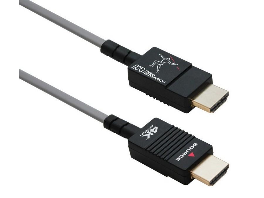 Hall Research CHD-AP15 50ft 15m 4K Javelin Active Optical Plenum HDMI Cable