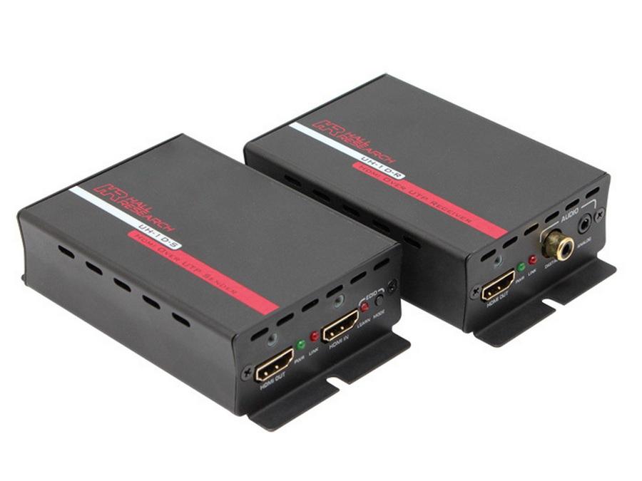 Hall Research UH-1D HDMI over 1 CAT6 Extender (Transmitter/Receiver) Kit