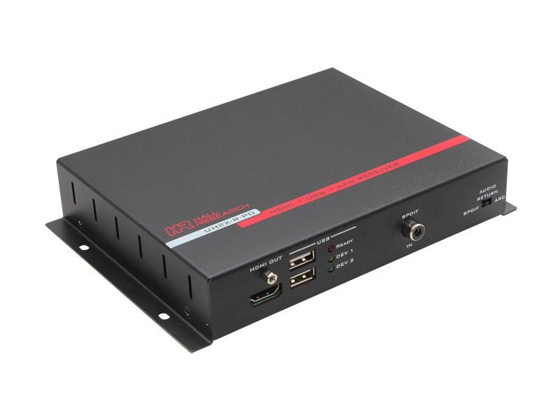 Hall Research UH2X-R-PD HDMI/USB/LAN over UTP Extender (Receiver) with HDBaseT and PoH