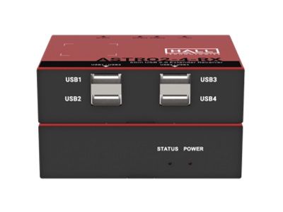 Hall Technologies HT-ASTRO2-4 4-Port USB 2.0 Extender/50m