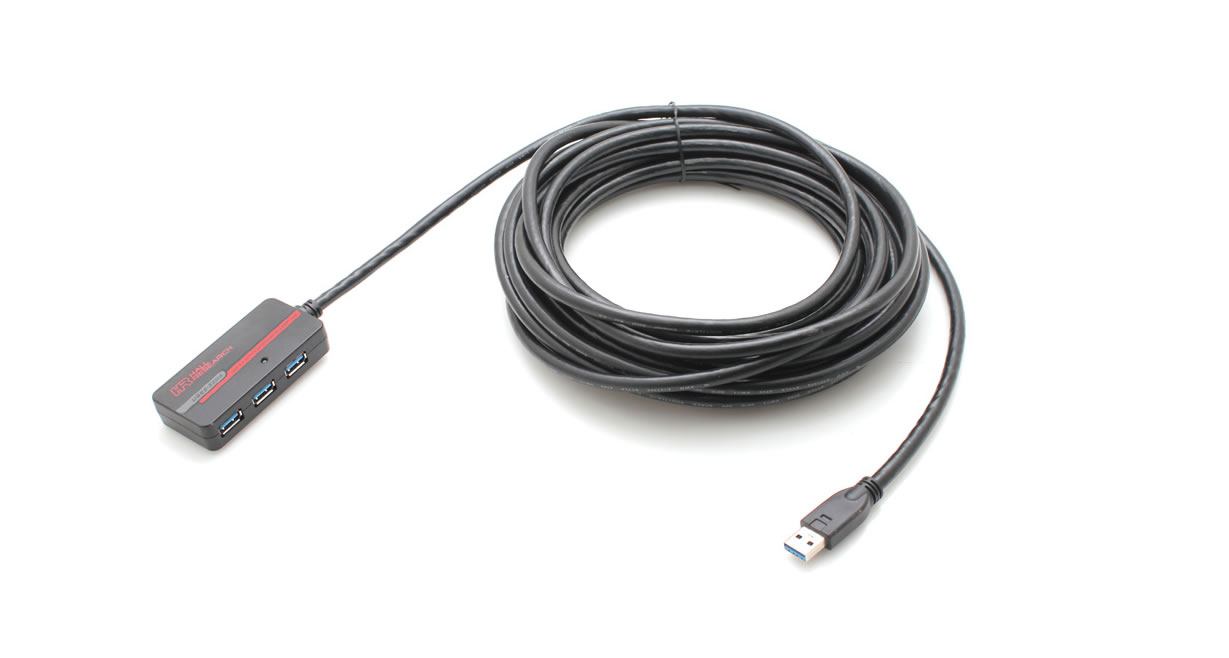 Hall Technologies USB3-33H USB 3.0 10m (33ft) Active Extension Cable with Hub