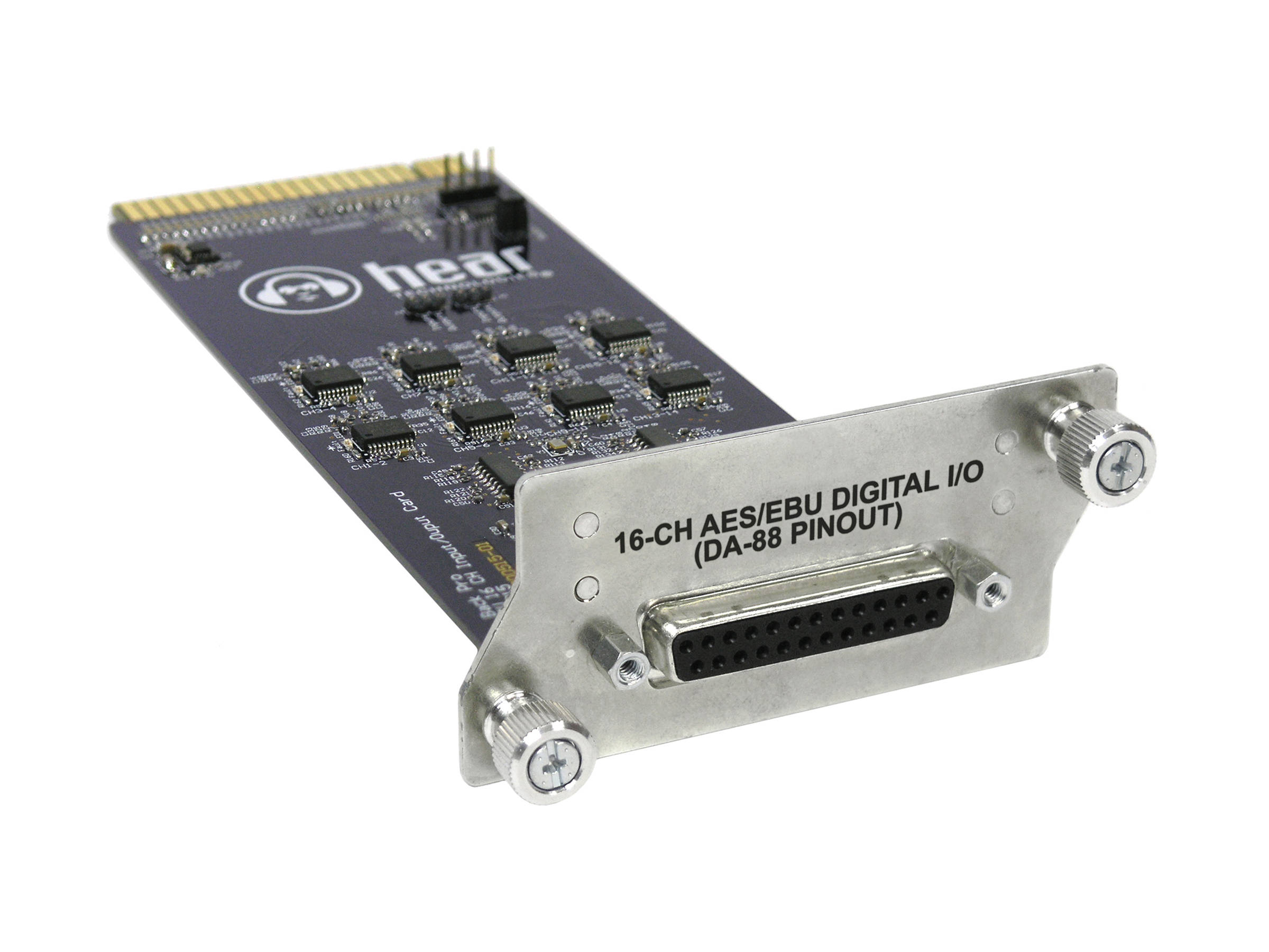 Hear Technologies PROHAES Modular card for 16 channels of AES in/out