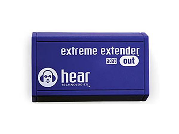 Hear Technologies XOUT Extreme Extender (ADAT Out) convert ADAT optical to a HearBus signal up to 500ft